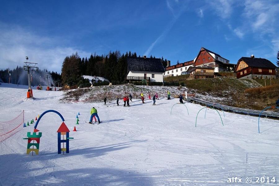 Horský Hotel Kopřivná Mala Moravka Exterior foto